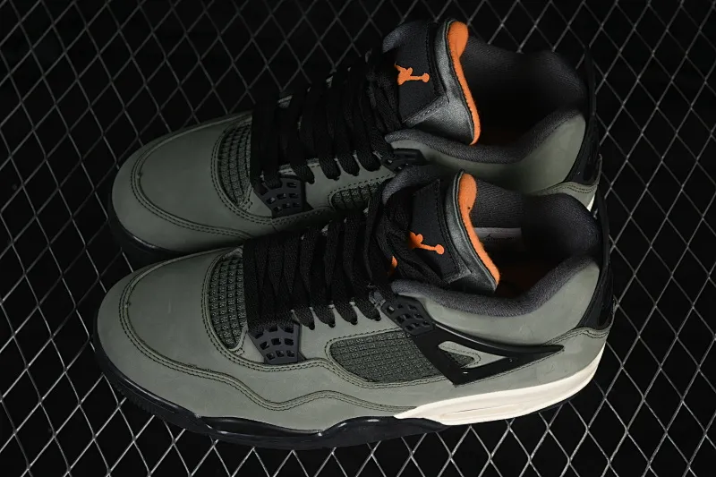 All categories Air Jordan Jordan series basketball shoes Air Jordan 4 X version Undefeated x Air Jordan 4 OG AJ4 Joe 4 olive green suede IB1519-200